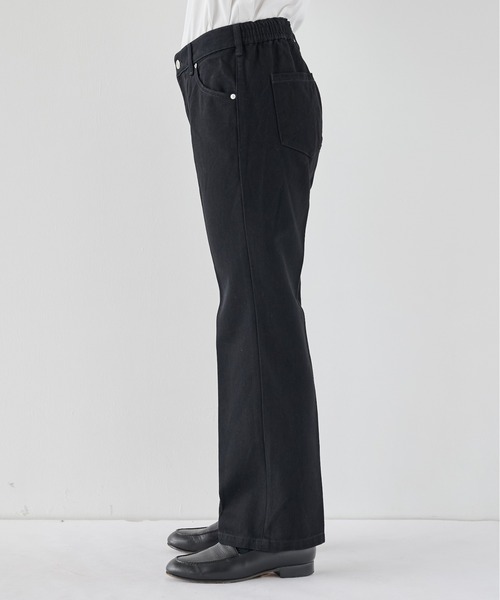 PUBLIC TOKYO(パブリックトウキョウ)の「PUBLIC DENIM セミフレア /ウォッシャブル/洗える/オールシーズン/日本製/岡山デニム/ブーツカット(デニムパンツ・メンズ・ブラック/ダークインディゴブルー・2/1)」の16枚目の写真