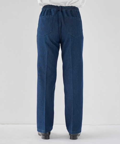 PUBLIC TOKYO(パブリックトウキョウ)の「PUBLIC DENIM セミフレア /ウォッシャブル/洗える/オールシーズン/日本製/岡山デニム/ブーツカット(デニムパンツ・メンズ・ブラック/ダークインディゴブルー・2/1)」の10枚目の写真