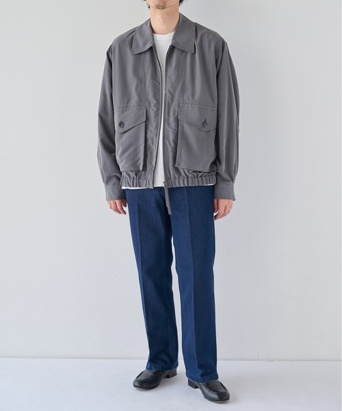 PUBLIC TOKYO(パブリックトウキョウ)の「PUBLIC DENIM セミフレア /ウォッシャブル/洗える/オールシーズン/日本製/岡山デニム/ブーツカット(デニムパンツ・メンズ・ブラック/ダークインディゴブルー・2/1)」の7枚目の写真