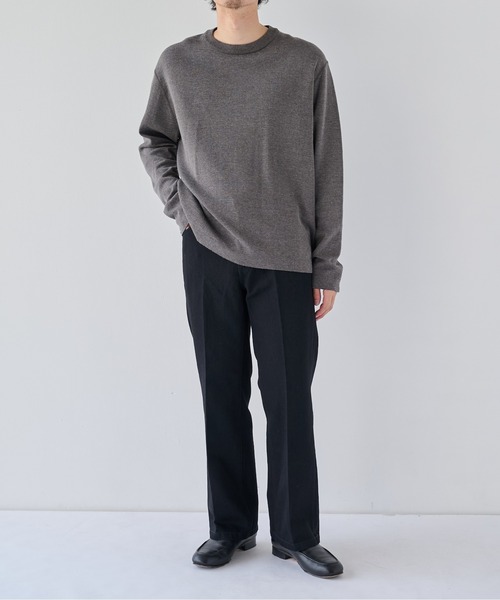 PUBLIC TOKYO(パブリックトウキョウ)の「PUBLIC DENIM セミフレア /ウォッシャブル/洗える/オールシーズン/日本製/岡山デニム/ブーツカット(デニムパンツ・メンズ・ブラック/ダークインディゴブルー・2/1)」の14枚目の写真