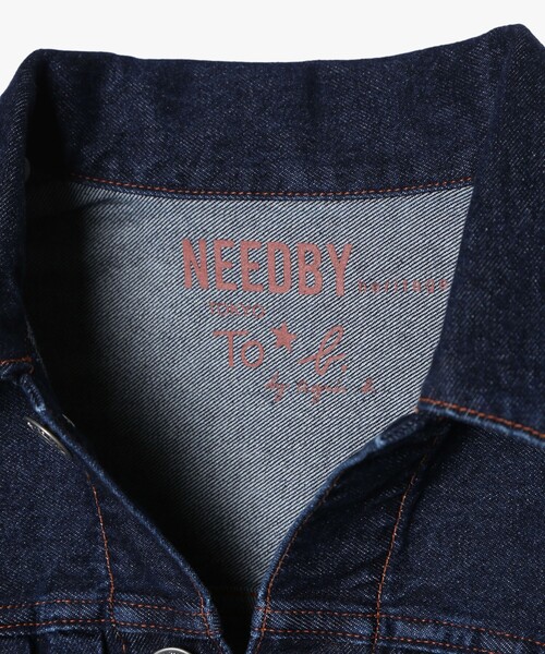 To b. by agnes b.(トゥービーバイアニエスベー)の「To b. by agnes b. × NEEDBY heritage DENIM JACKET(ダッフルコート・レディース・ブルー系その他・1/0)」の10枚目の写真