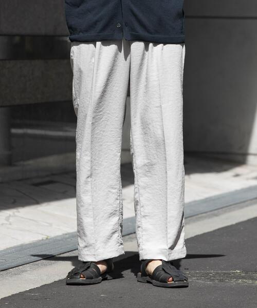 URBAN RESEARCH ROSSO MEN(アーバンリサーチロッソメン)の「『セットアップ対応』『防シワ/速乾』ドライイージーワイドスラックス(その他パンツ・メンズ・ベージュ系その他/ネイビー/ブラック/チャコールグレー・LARGE/MEDIUM)」の14枚目の写真