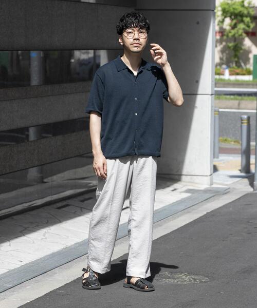URBAN RESEARCH ROSSO MEN(アーバンリサーチロッソメン)の「『セットアップ対応』『防シワ/速乾』ドライイージーワイドスラックス(その他パンツ・メンズ・ベージュ系その他/ネイビー/ブラック/チャコールグレー・LARGE/MEDIUM)」の13枚目の写真