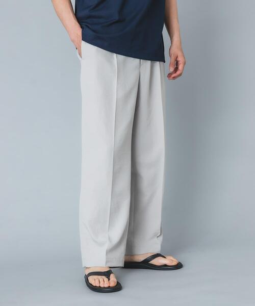 URBAN RESEARCH ROSSO MEN(アーバンリサーチロッソメン)の「『セットアップ対応』『防シワ/速乾』ドライイージーワイドスラックス(その他パンツ・メンズ・ベージュ系その他/ネイビー/ブラック/チャコールグレー・LARGE/MEDIUM)」の11枚目の写真
