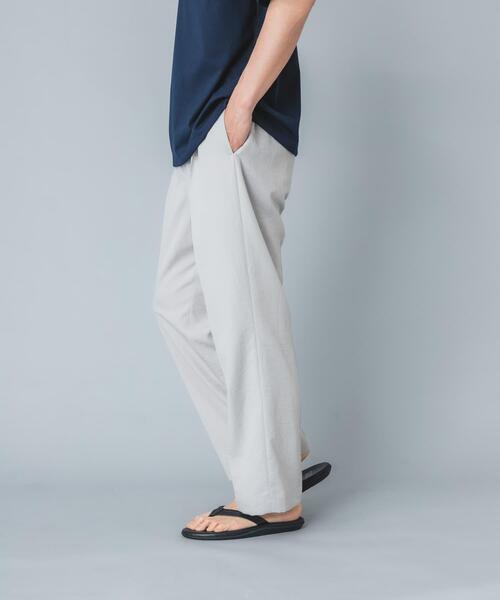 URBAN RESEARCH ROSSO MEN(アーバンリサーチロッソメン)の「『セットアップ対応』『防シワ/速乾』ドライイージーワイドスラックス(その他パンツ・メンズ・ベージュ系その他/ネイビー/ブラック/チャコールグレー・LARGE/MEDIUM)」の10枚目の写真