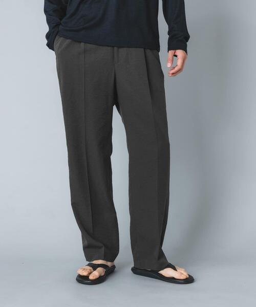 URBAN RESEARCH ROSSO MEN(アーバンリサーチロッソメン)の「『セットアップ対応』『防シワ/速乾』ドライイージーワイドスラックス(その他パンツ・メンズ・ベージュ系その他/ネイビー/ブラック/チャコールグレー・LARGE/MEDIUM)」の7枚目の写真