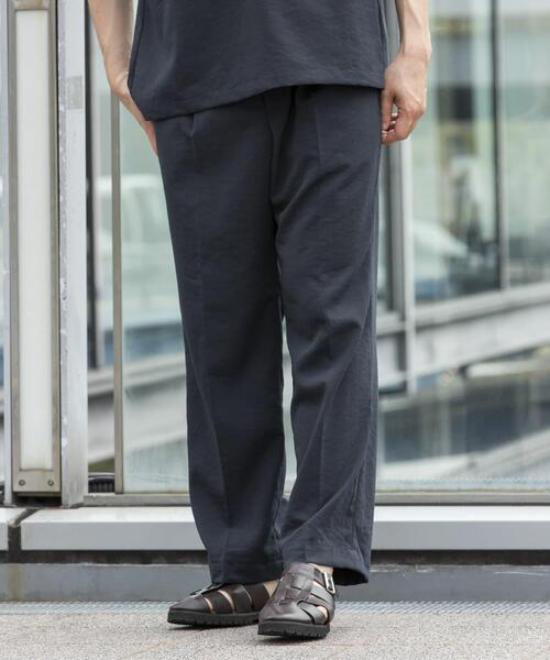URBAN RESEARCH ROSSO MEN(アーバンリサーチロッソメン)の「『セットアップ対応』『防シワ/速乾』ドライイージーワイドスラックス(その他パンツ・メンズ・ベージュ系その他/ネイビー/ブラック/チャコールグレー・LARGE/MEDIUM)」の12枚目の写真