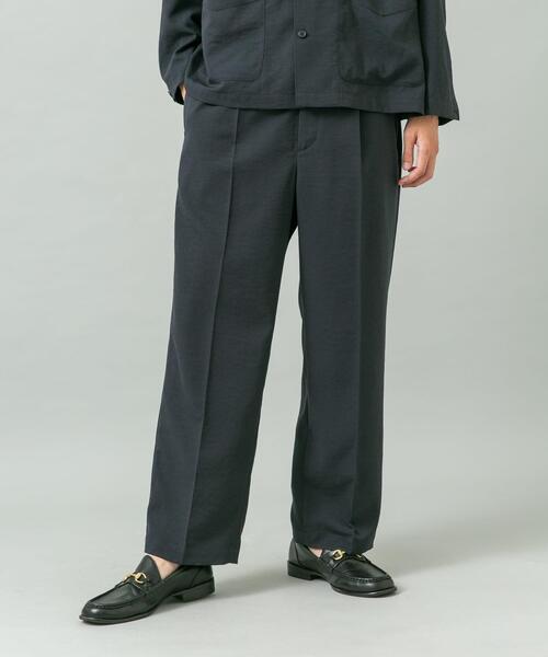 URBAN RESEARCH ROSSO MEN(アーバンリサーチロッソメン)の「『セットアップ対応』『防シワ/速乾』ドライイージーワイドスラックス(その他パンツ・メンズ・ベージュ系その他/ネイビー/ブラック/チャコールグレー・LARGE/MEDIUM)」の14枚目の写真