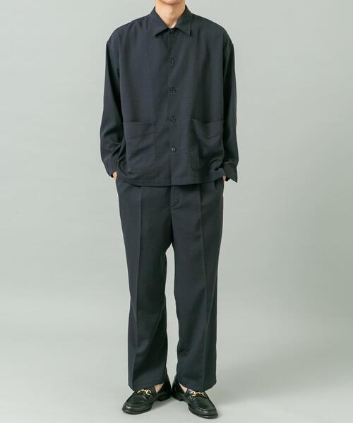 URBAN RESEARCH ROSSO MEN(アーバンリサーチロッソメン)の「『セットアップ対応』『防シワ/速乾』ドライイージーワイドスラックス(その他パンツ・メンズ・ベージュ系その他/ネイビー/ブラック/チャコールグレー・LARGE/MEDIUM)」の16枚目の写真