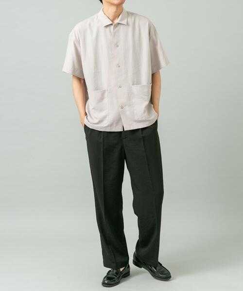URBAN RESEARCH ROSSO MEN(アーバンリサーチロッソメン)の「『セットアップ対応』『防シワ/速乾』ドライイージーワイドスラックス(その他パンツ・メンズ・ベージュ系その他/ネイビー/ブラック/チャコールグレー・LARGE/MEDIUM)」の17枚目の写真