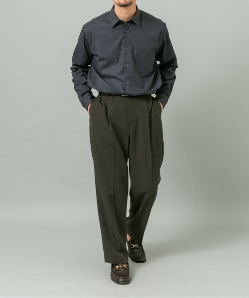 URBAN RESEARCH ROSSO MEN（アーバンリサーチロッソメン）の「『セットアップ対応』ドライイージーワイドスラックス（スラックス・メンズ・ベージュ系その他/ネイビー/ブラック/チャコールグレー・LARGE/MEDIUM）」の13枚目の写真