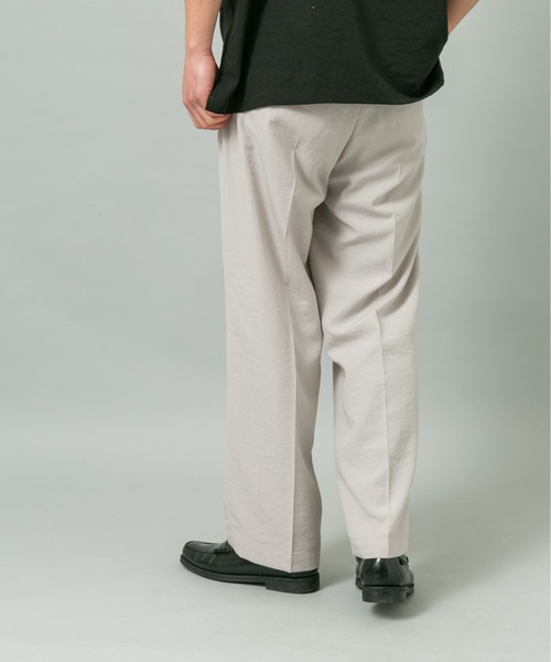 URBAN RESEARCH ROSSO MEN（アーバンリサーチロッソメン）の「『セットアップ対応』ドライイージーワイドスラックス（スラックス・メンズ・ベージュ系その他/ネイビー/ブラック/チャコールグレー・LARGE/MEDIUM）」の15枚目の写真