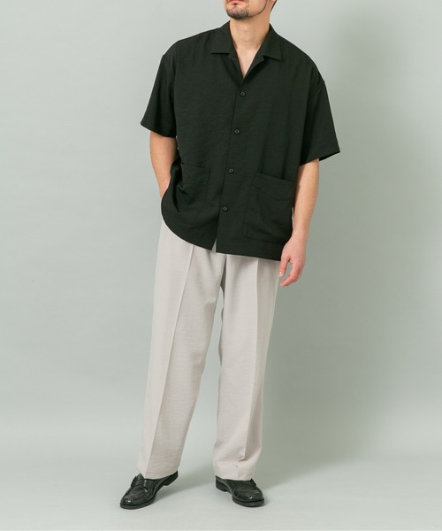 URBAN RESEARCH ROSSO MEN（アーバンリサーチロッソメン）の「『セットアップ対応』ドライイージーワイドスラックス（スラックス・メンズ・ベージュ系その他/ネイビー/ブラック/チャコールグレー・LARGE/MEDIUM）」の16枚目の写真