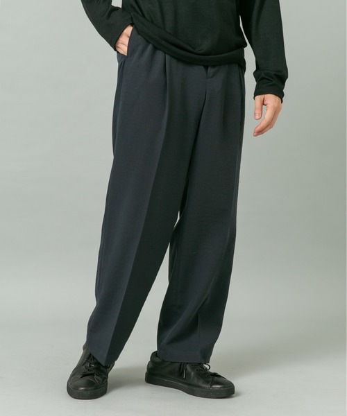 URBAN RESEARCH ROSSO MEN（アーバンリサーチロッソメン）の「『セットアップ対応』ドライイージーワイドスラックス（スラックス・メンズ・ベージュ系その他/ネイビー/ブラック/チャコールグレー・LARGE/MEDIUM）」の18枚目の写真