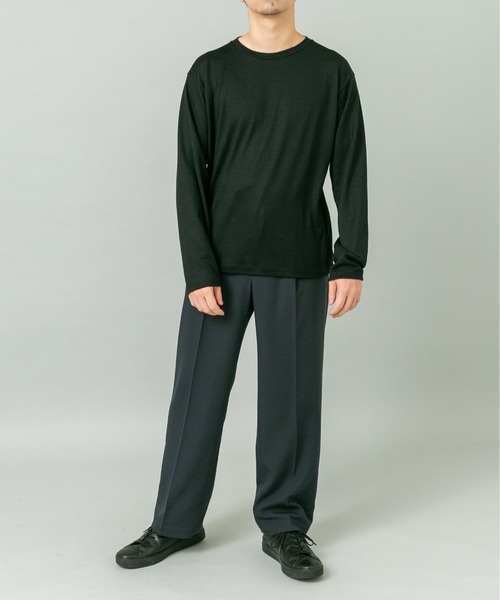 URBAN RESEARCH ROSSO MEN（アーバンリサーチロッソメン）の「『セットアップ対応』ドライイージーワイドスラックス（スラックス・メンズ・ベージュ系その他/ネイビー/ブラック/チャコールグレー・LARGE/MEDIUM）」の21枚目の写真