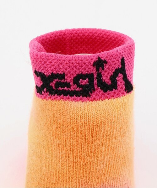 X-girl Stages（エックスガールステージス）の「タイダイベビーソックス（ベビーシューズ/ベビーソックス・キッズ・カラフル・F）」の4枚目の写真