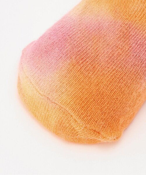 X-girl Stages（エックスガールステージス）の「タイダイベビーソックス（ベビーシューズ/ベビーソックス・キッズ・カラフル・F）」の5枚目の写真