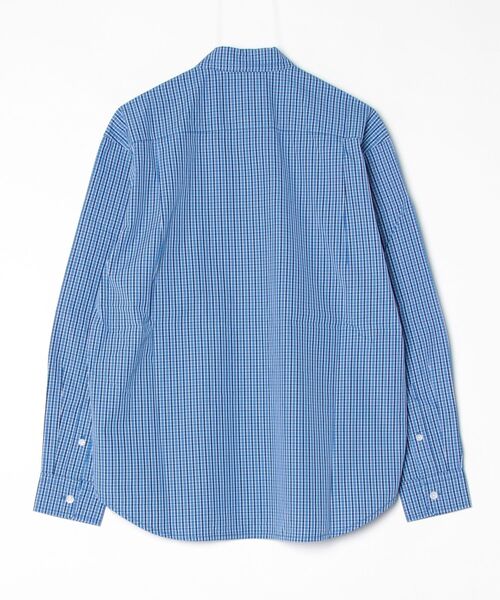 A BATHING APE(アベイシングエイプ)の「PLAID POPLIN LS SHIRT(シャツ/ブラウス・メンズ・ベージュ/ブルー・MEDIUM/SMALL/X-LARGE/XX-LARGE/LARGE)」の7枚目の写真