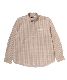 A BATHING APE | PLAID POPLIN LS SHIRT(シャツ/ブラウス)