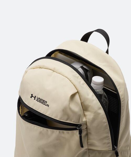 UNDER ARMOUR(アンダーアーマー)の「UAライトデー バックパック(ライフスタイル/メンズ/レディース)(バックパック/リュック・レディース・レッド系その他・ONESIZE)」の4枚目の写真
