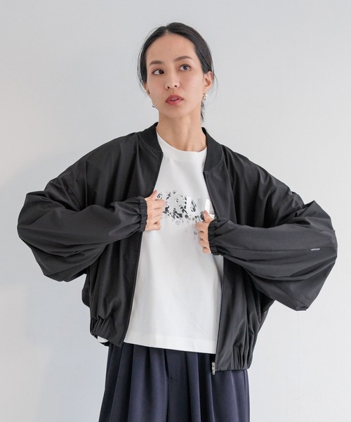 HEREIAM（ヘレイアム）の「【HEREIAM】UNRULY T（Tシャツ/カットソー・レディース・チャコール/オフホワイト・FREE）」の9枚目の写真