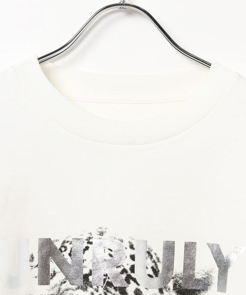 HEREIAM（ヘレイアム）の「【HEREIAM】UNRULY T（Tシャツ/カットソー・レディース・チャコール/オフホワイト・FREE）」の15枚目の写真