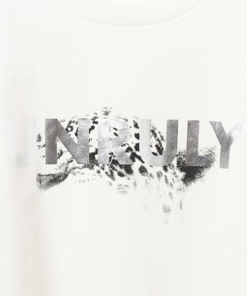 HEREIAM（ヘレイアム）の「【HEREIAM】UNRULY T（Tシャツ/カットソー・レディース・チャコール/オフホワイト・FREE）」の19枚目の写真