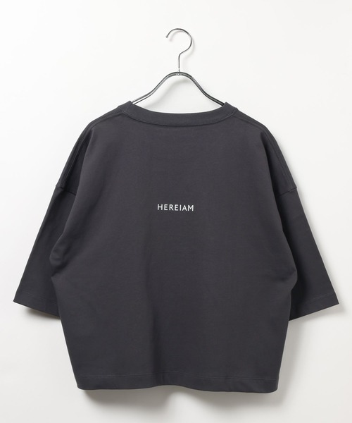 HEREIAM（ヘレイアム）の「【HEREIAM】UNRULY T（Tシャツ/カットソー・レディース・チャコール/オフホワイト・FREE）」の22枚目の写真