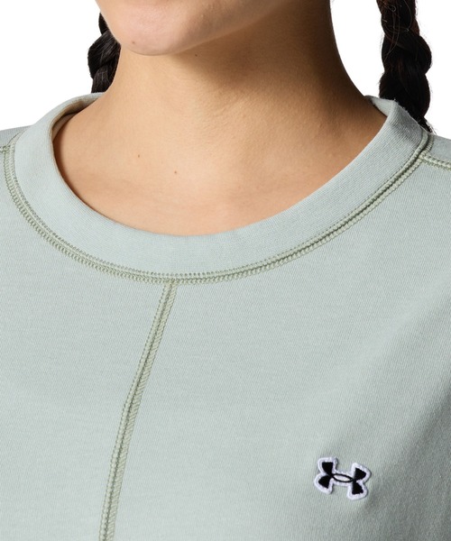 UNDER ARMOUR（アンダーアーマー）の「【別注】アンダーアーマー  UAヘビーウエイト ドレス 限定コラボ（ワンピース・レディース・ブラック/グリーン・XL/L/M/S）」の9枚目の写真