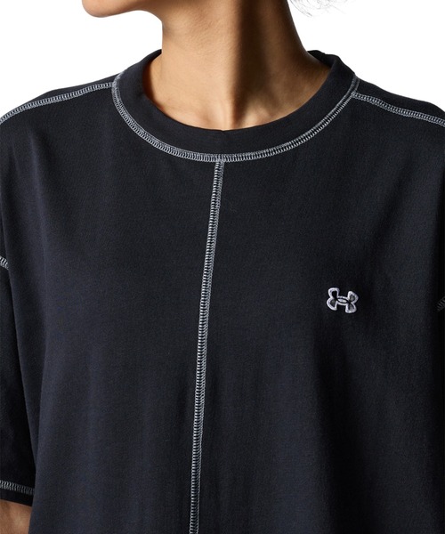 UNDER ARMOUR（アンダーアーマー）の「【別注】アンダーアーマー  UAヘビーウエイト ドレス 限定コラボ（ワンピース・レディース・ブラック/グリーン・XL/L/M/S）」の6枚目の写真