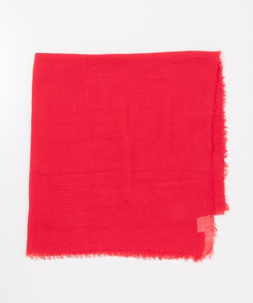 RODE SKO（ロデスコ）の「atelier brugge　SHRINK STOLE（ストール/ショール・レディース・ブルー系その他/ベージュ系その他/レッド・-）」の3枚目の写真