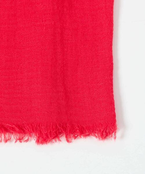 RODE SKO（ロデスコ）の「atelier brugge　SHRINK STOLE（ストール/ショール・レディース・ブルー系その他/ベージュ系その他/レッド・-）」の5枚目の写真