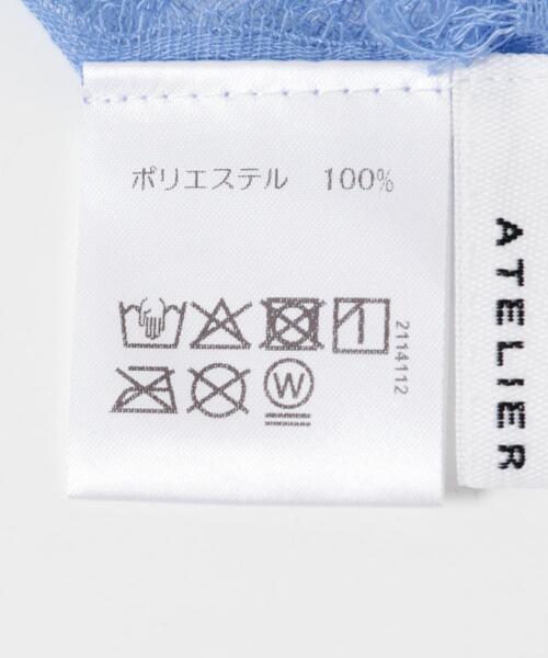 RODE SKO（ロデスコ）の「atelier brugge　SHRINK STOLE（ストール/ショール・レディース・ブルー系その他/ベージュ系その他/レッド・-）」の11枚目の写真