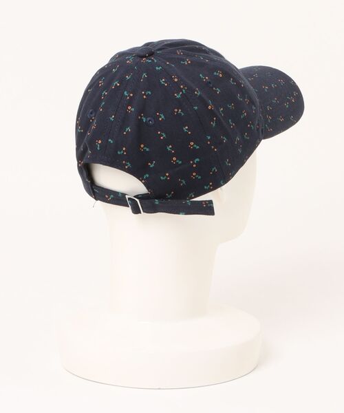 TONE SELECT GOODS(トーンセレクトグッズ)の「pur chouchou/花柄 ロゴ刺繍 キャップ P4550(キャップ・レディース・ネイビー/アイボリー・FREE)」の4枚目の写真