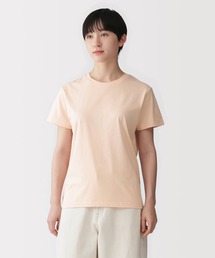 婦人 天竺編みクルーネック半袖Tシャツ