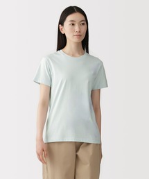 無印良品（ムジルシリョウヒン）の「婦人 天竺編みクルーネック半袖Ｔシャツ（Tシャツ/カットソー）」