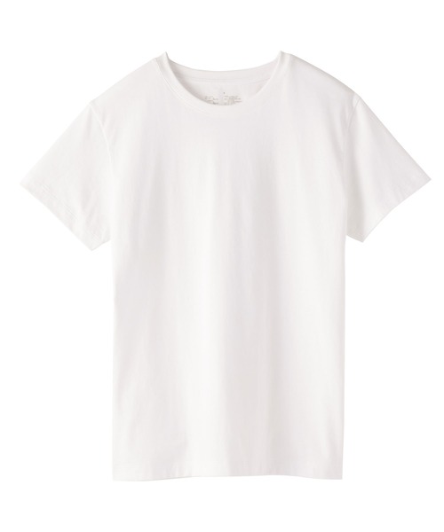 無印良品(ムジルシリョウヒン)の「婦人 天竺編みクルーネック半袖Tシャツ(Tシャツ/カットソー・レディース・ブラック/ライトオレンジ系/グレー/ブルー系/ブラック系/オレンジ系/ブラック系1/ホワイト・S/M/L/XL)」の13枚目の写真