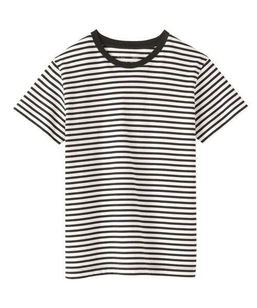 無印良品(ムジルシリョウヒン)の「婦人 天竺編みクルーネック半袖Tシャツ(Tシャツ/カットソー・レディース・ブラック/ライトオレンジ系/グレー/ブルー系/ブラック系/オレンジ系/ブラック系1/ホワイト・S/M/L/XL)」の20枚目の写真