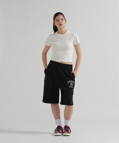 AVIREX(アヴィレックス)の「《直営店限定》VARSITY FLAG HARF PANTS(スウェットパンツ・レディース・オフホワイト/ブラック・M/S)」の13枚目の写真