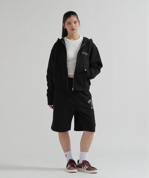 AVIREX(アヴィレックス)の「《直営店限定》VARSITY FLAG HARF PANTS(スウェットパンツ・レディース・オフホワイト/ブラック・M/S)」の14枚目の写真