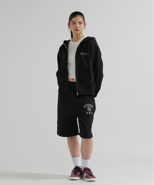 AVIREX(アヴィレックス)の「《直営店限定》VARSITY FLAG HARF PANTS(スウェットパンツ・レディース・オフホワイト/ブラック・M/S)」の17枚目の写真