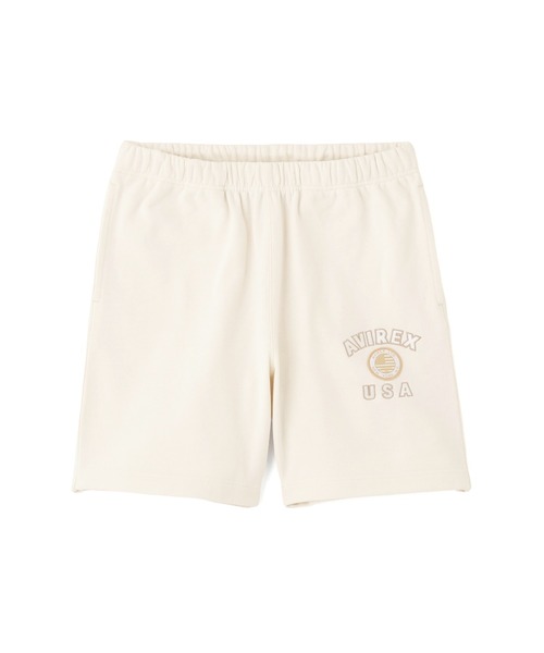 AVIREX(アヴィレックス)の「《直営店限定》VARSITY FLAG HARF PANTS(スウェットパンツ・レディース・オフホワイト/ブラック・M/S)」の20枚目の写真
