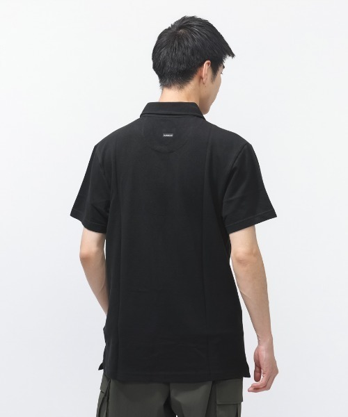 Quiksilver（クイックシルバー）の「クイックシルバー QUIKSILVER MW PIQUE POLO（ポロシャツ・メンズ・ブラック/ホワイト・S/M/L）」の4枚目の写真
