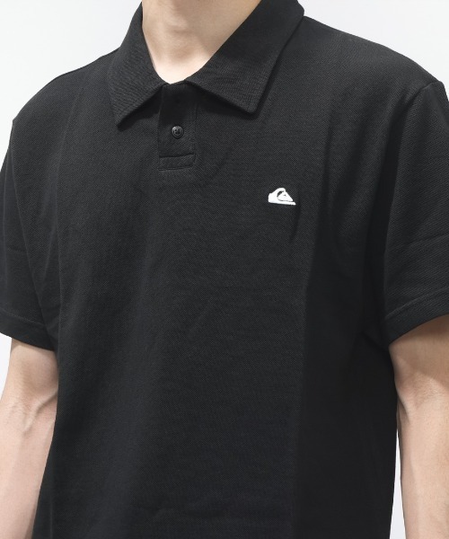 Quiksilver（クイックシルバー）の「クイックシルバー QUIKSILVER MW PIQUE POLO（ポロシャツ・メンズ・ブラック/ホワイト・S/M/L）」の6枚目の写真