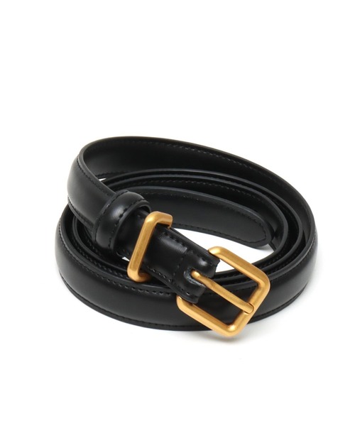 ANAP（アナップ）の「レザーデザイン 細ベルト（ベルト・レディース・ブラウン/ベージュ/ブラック・F）」の2枚目の写真