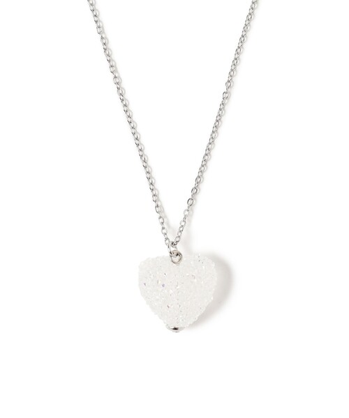 BEAMS HEART(ビームスハート)の「粒ハート ネックレス(リング・レディース・その他/レッド・ONE SIZE)」の1枚目の写真