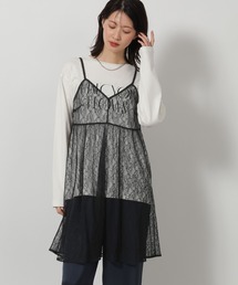 LAKOLE | 刺繍レースミニワンピース / 663174(ワンピース)