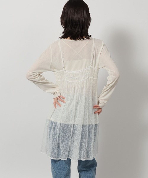 LAKOLE（ラコレ）の「刺繍レースミニワンピース / 663174（ワンピース・レディース・オフホワイト/ブラック・FREE）」の20枚目の写真