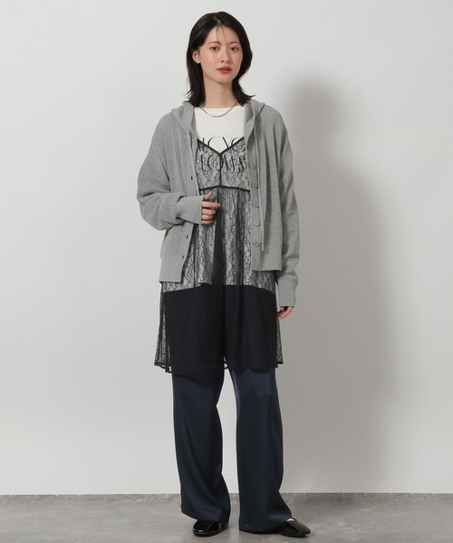 LAKOLE（ラコレ）の「刺繍レースミニワンピース / 663174（ワンピース・レディース・オフホワイト/ブラック・FREE）」の21枚目の写真