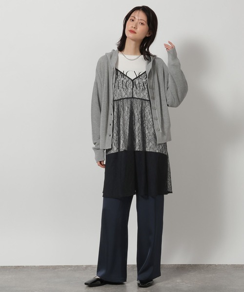 LAKOLE（ラコレ）の「刺繍レースミニワンピース / 663174（ワンピース・レディース・オフホワイト/ブラック・FREE）」の22枚目の写真